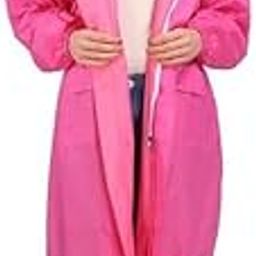 Waterproof Long/Full Raincoat for Women with Adjustable Hood. Pack Contains Top and Storage Bag-image-33