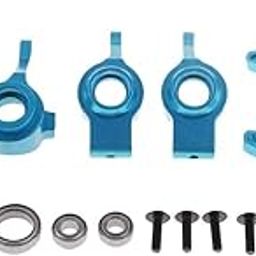ATORSE 1/10 Model Cars Steering Hub Upgrade Set for Hsp Redcat Volcano Epx Blue-8