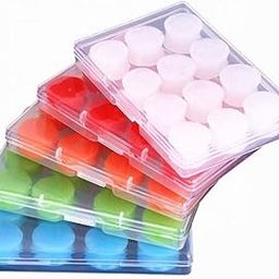Ear Plugs for Sleeping Soft Reusable Moldable Silicone Noise Cancelling Earplugs, Sound Blocking,Earplugs with Case for Swimming, Concert (30 Pair Multi color)-9