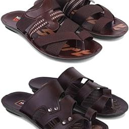 Men's Rover Lightweight Comfortable| Slides|Clogs| Sandals with Adjustable Back Strap for Men Combo-Combo(AL)-3127-3125-10 -P2-picture-0