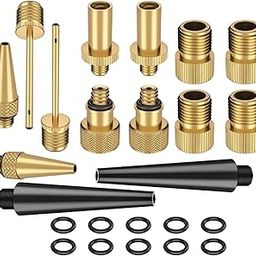 ATORSE Brass Adaptor Presta Schrader Bicycle Valve Converter Bike Pump 24pcs Set 1-image-43