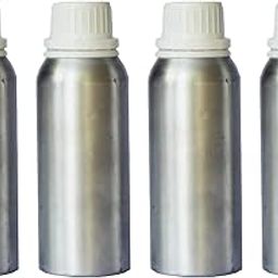 Zoka Aluminium Empty Bottle Multipurpose 250 ml with B Drop Nozzle & Cap with Seal, for Beauty, Essential Oils, Blends, Skin Care, Travel, Toners, Cosmetic & DIY (Pack Of 4)-45