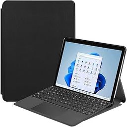 ELBME Custer Case for Microsoft Surface Pro 8, PU Leather Case Cover for Microsoft Surface Pro 8 – Black-image-62