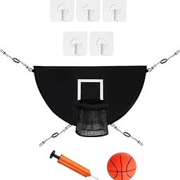CALANDIS™ Basketball Hoop for Trampoline with Ropes and Hooks | Backboard Systems | Basketball | Team Sports-image-64