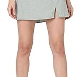 Linen Cotton Straight Mini Skirt-image-31