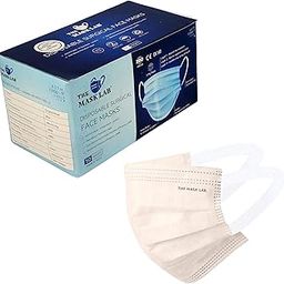 The Mask Lab - 3 Ply Surgical Mask/Disposable Respirator with Comfort Band, ASTM F2100-11 (U.S.) Approved - Pack of 50-picture-3
