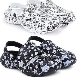 Combo Pack of 2 Slipper/Flip Flops/Slides/Clogs/Sandals for Men (Cl-Guday Vs Cl-AllStar)-image-30