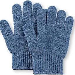 HOMEGRAM Bath Gloves Exfoliating Body Glove Body Scrub Glove Skin Exfoliating Gloves Dead Skin Remover and Exfoliator for Body Scrub Glove for Men and Women (Mix Color) 1 Pair-image-14