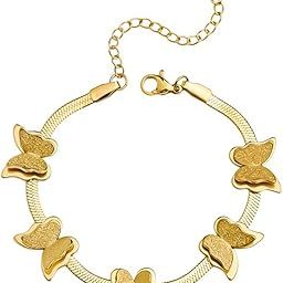 Fashion Boundless Butterfly Statement Bracelet | Gold-Tone Stylish Jewelry for Women & Girls-image-41