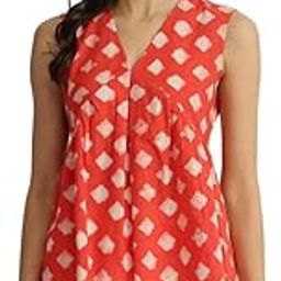 Cotton Dabu Geometric Print Top-image-14
