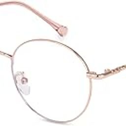 Dervin Zero Power Computer Bluelight Blocking Glasses For Men and Women | Blue Cut Computer Glasses | Full Rim Oval Shape Glasses | Anti Glare, Lightweight & Blocks Harmful Rays-image-51