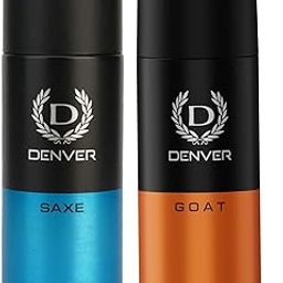 DENVER GOAT and Saxe Deodorant Body Spray For Men 150ML Each, Pack of 2-image-3