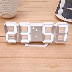 Digital LED Wall Clock with Temperature Display, 3D Acrylic Design, Auto-Adjustable Brightness, 12/24Hr Format-16