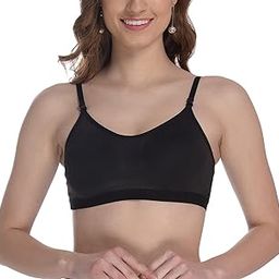 Women Cotton Sports Bra for Gym, Yoga, Running Bra for Girls, Racer Back, Full Coverage, Multicolor, Cup B, See Main Image to Check How Many Bra You Will Get-image-1