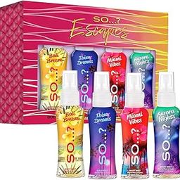 Escapes Jet Set Body Mist 200ml (4x50ml Body Mists) Fruity, Citrus, Floral Fragrance, Perfume Gift Set Pack Of 4, UK's No1 Body Mist, Body Spray For Women, Everyday Pocket Travel Fragrance-2