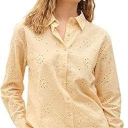 Ecru Schiffli Full Sleeve Regular Shirt-image-12