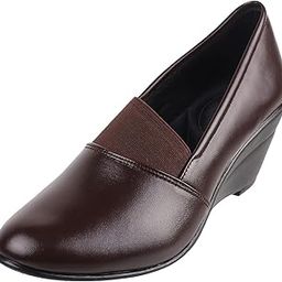 Metro Women Faux Leather Fashion Heel Pumps-image-27