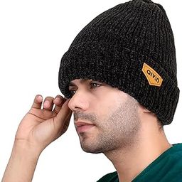 AIVIN Snug Unisex Ribbed Winter Cap for Men & Women, Beanie, Woolen Skull Cap, Roll-Up Edge Winter Wear-image-57
