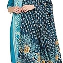 Polyester Women Blue Printed Dupatta, Free Size-picture-35
