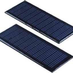 ATORSE Toy 2Pieces 5.5V/2V 60mA Polycrystalline Solar Panel for DIY Model Airplane 5.5V-Toys & Hobbies-Radio Control & Control Line-RC Model Vehicle Parts & Accs-Other RC Parts & Accs-20