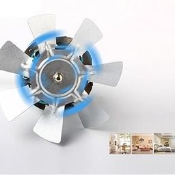 UniQMart 6 inch 40W Inline Duct Booster Fan Ventilation Exhaust Air Blower White-image-8