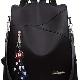 Fashion Casual Ladies Backpack Anti stolen Waterproof Oxford Cloth Stitching Student Schoolbag, Womens Backpack Waterproof Oxford Cloth School Bags-image-80
