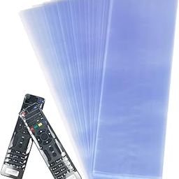 HASTHIP®100Pcs Heat Shrink PVC Pouches, Dustproof Protective Pouches for Remotes, 8x25cm PVC Pouches for Most Home Appliance Remotes-image-83