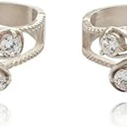 Silver 92.5 White Zircon Shining Toe Rings (Pair) For Women's Pure Silver 925, Sterling Silver Jewellery with Certificate of Authenticity & 925 Toe Rings for Women's Silver, God, Religion-image-69