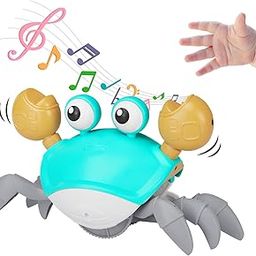 Amazon Brand - Jam & Honey Crawling Crab | Musical Toys for Toddlers | with Led Lights | Great Birthday Gift | Toys for Kids,Multicolour-25