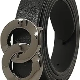 crusset Stylish Faux Leather Waist Belt for Women – Adjustable for Jeans, Dresses & Saree – Fashionable & Comfortable|Black Color Belt|QA5412-picture-42