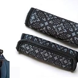 DHARMATMAJ New Soft Comfortable Luggage Handle Wrap Grip Identifier Stroller Grip Protective Cover Travel Bag Luggage Suitcase (Black_Pack of 2 Pcs)-picture-43