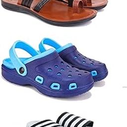 Men's Sandals | Lightweight Wear| Stylish & Easy to Wear For Men's GRT-SAN-(3-COMBO)-3151-3019-3026-image-64