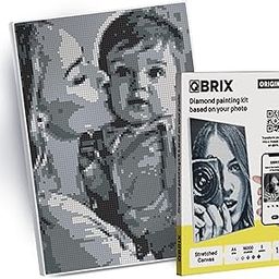 QBRIX Original A4 Diamond Painting Personalised | Own Photo | Custom Diamond Painting Set | Personalised Gift | DIY Diamond Mosaic Picture | 5D Diamond Painting Construction Set-image-21