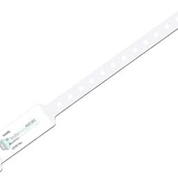 IS IndoSurgicals ID Band for Hospital, Patient Identification Band Adult, WHITE Color (Pack of 100 Pcs.)-0