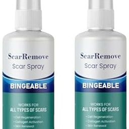 Bingeable Scar Remover Scar Treatment Spray, 50ml each|Pack of 2| Cell Regeneration and Collagen Activation Formula|For All skin Tyes-image-11