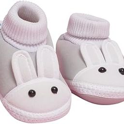neska moda 0 To 6 Months Baby Boys & Baby Girls Cute Soft Cotton Pre-Walker Rabbit Face Booties -BT4888-picture-19