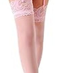 Women's 3 Pieces Lace Garter Belt Stockings Sets with Butterfly Panty-image-4