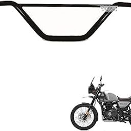 Dhe Best Bike Handlebar Handle Bar Rod Thick Pipe Black Compatible with RE Himalayan-15