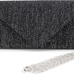 Women's Framed Foldover Clutch | Detachable Chain Sling Strap | Ladies Purse Wallet-image-34