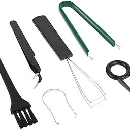 Aphumedc 8-Piece Keyboard Remover Tool Kit, Keycap Removal Tool, Keyboard Cleaning Brush, Key Switch Puller, Keycap Tweezers for Mechanical Keyboards-image-23