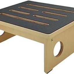 ATORSE Wooden Step Stool 331 lbs Elderly Non Slip Footrest for Bedside Door Outdoor Height 16.5 cm-image-48