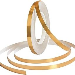 NUDFSY 2cm*50m Floor Tiles Sticker, Golden Strips For Wall, Easy To Use 164Ft Wall Tiles Stickers Waterproof Seam Stickers Self-Adhesive Oil-Proof Living Room Floor Tile Seam Strip Jewelry Gift Box-image-90