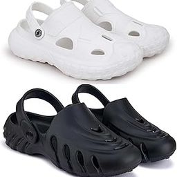 Combo Pack of 2 Slipper/Flip Flops/Slides/Clogs/Sandals for Men (Cl-1200 Vs Clog 100)-image-9