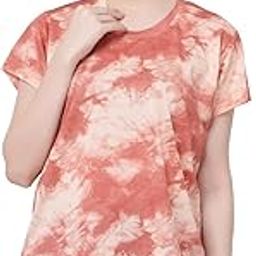 Women's Regular Fit Printed Half Sleeves Round Neck Gym Sports T-Shirt-image-71