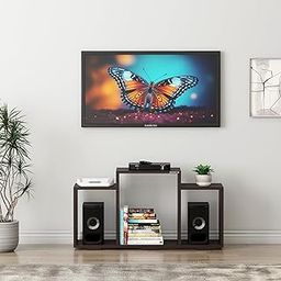 Redwud Jayden Engineered Wood Floor Standing TV Entertainment Unit| TV Stand for Living Room (Wenge), Ideal Upto 30-43 inch, D.I.Y-18