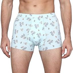 Men's Ace Micro Modal Regular Fit Printed Antimicrobial Trunks Active Trunk - Anti Odor, Anti Microbial, Comfortable Underwear for Everyday-image-46