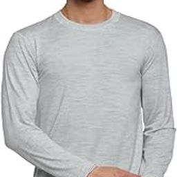 Mens Merino Wool Bamboo Polyester Full Sleeve Thermal Tops-image-25