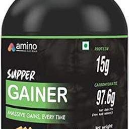 amino nutrition super gainer 3 kgs (kulfi flavoured) with free new generation sando-image-37