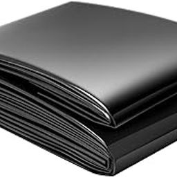 SINGHAL 300 Micron Heavy Duty HDPE Material Pond Liner 3 ft x 20ft – UV & Tear Resistant, Flexible for Koi & Fish Pools, Water Gardens & Waterfall, Small to Large Ponds, Wildlife, Pond Tarp (Black)-image-22