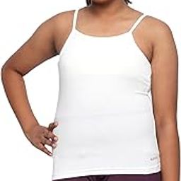 Camisole for Girls | Flat Cotton Double Layered Padding | Beginners/Teenager Inner for Puberty Cami | Slip with Adjustable Straps-picture-12